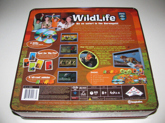 Wildlife DVD Board Game in Toys & Games in Oakville / Halton Region - Image 2
