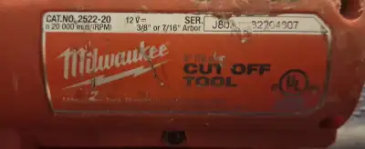 Milwaukee- Cut off tool , View more