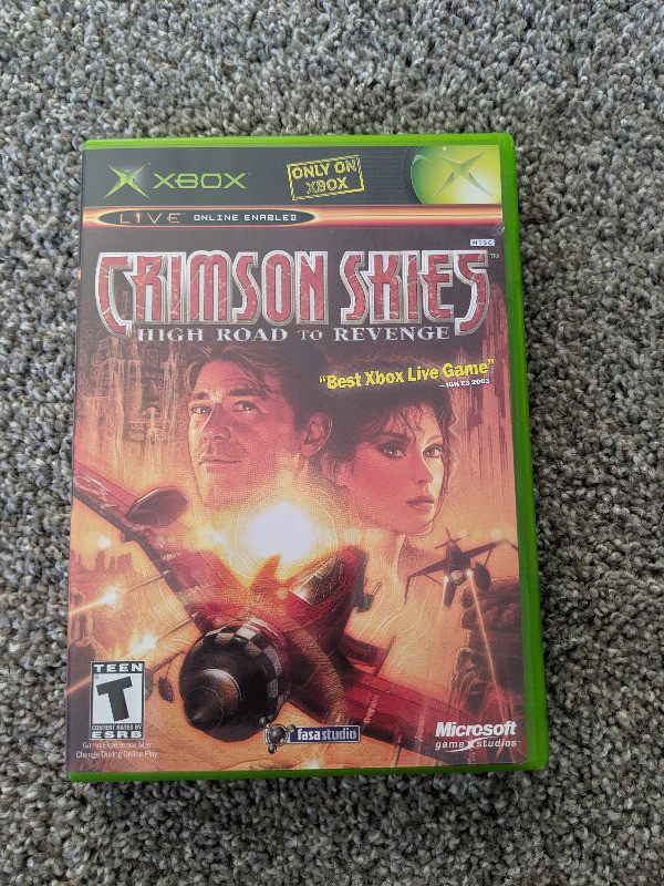 Crimson Skies Original X-Box Game in Older Generation in Kitchener / Waterloo