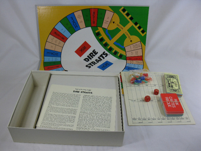 Dire Straits 1983 Board Game Waddingtons Bilingual New Open Box in Toys & Games in Regina - Image 3