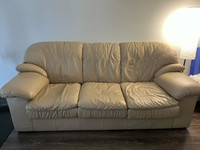 leather couch, good condition, non-smoking