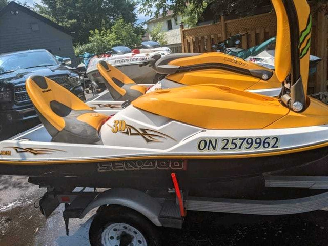 Seadoo 3D 800  EFI  w/ BRAND NEW heavy duty galvanized trailer  in Personal Watercraft in Markham / York Region