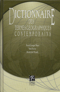 Dictionnaire des Termes Géographiques Contemporains