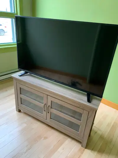 Sharp Television and TV Stand, View more