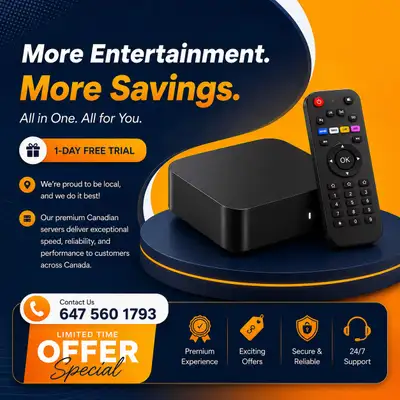 Andorid tv / Firestick available for all devices, View more