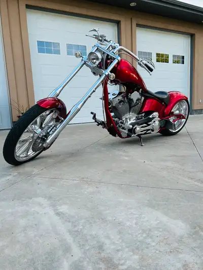 Custom built 2008 Big Bear Venom Chopper Motorcycle. Was a custom build from Big Bear Choppers in th...