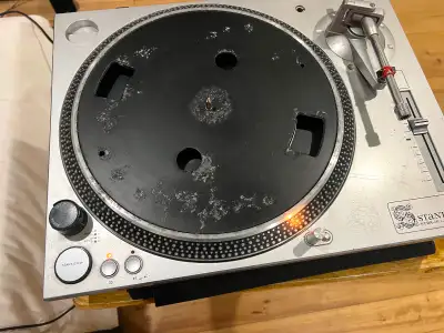 DJ Stanton STR8-50 belt drive turntable PARTS/REPAIR/RESTORE, View more