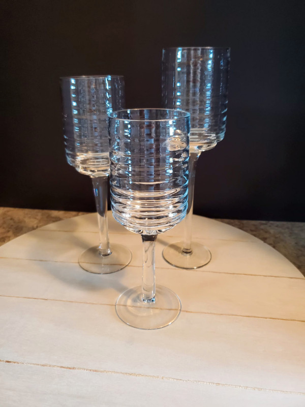 Stemmed and Ribbed Votive/T-light Holders in Home Décor & Accents in Kawartha Lakes