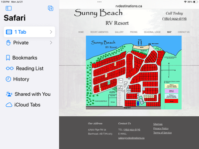 I have a leased lake lot with 30 years remaining. It is Lot 259 Sunny Beach RV Resort on Lac La Nonn...