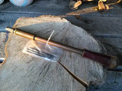 Vtg Antique Brass Stanley Yankee No. 131A Spiral Plunge Ratchet, View more