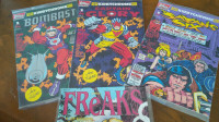 4 Comic Books, 3 Topps, 1 Freaks, Brand New Condition, 4 for $15