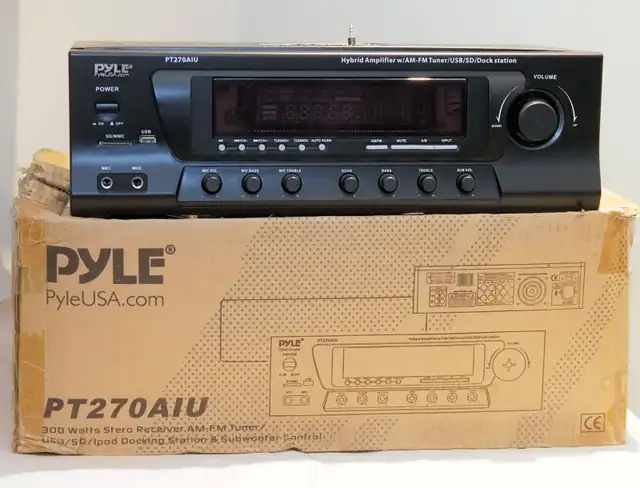 Pyle Hybrid Amplifier PT270AIU – Home Audio Receiver in Stereo Systems & Home Theatre in Mississauga / Peel Region - Image 2