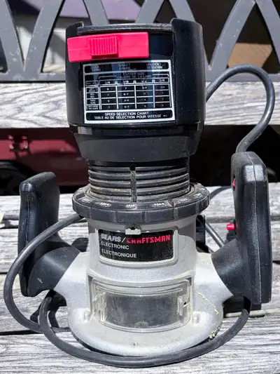 Craftsman Electronic Router Double Insulated, View more