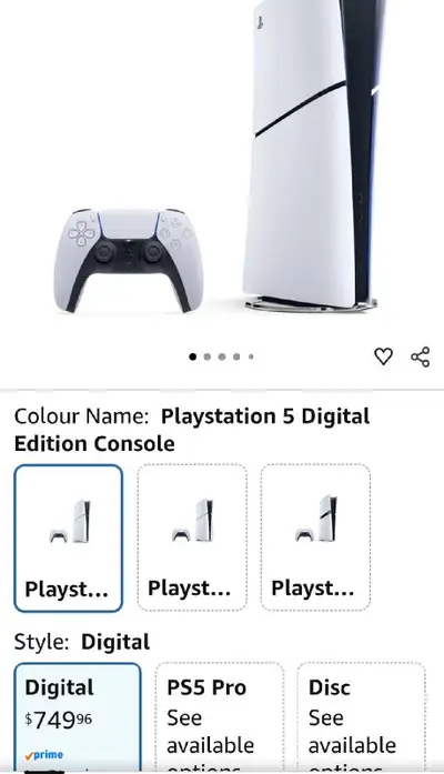 Ps5 slim digital edition, View more
