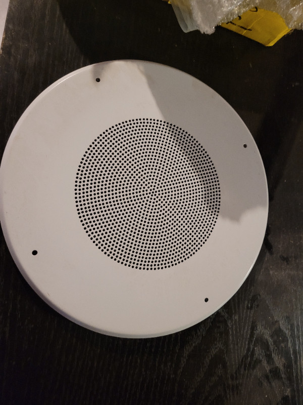 Baffle speaker covers white $2 each (10 to 20 available) in Speakers in Kitchener / Waterloo