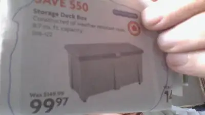 StorageDECK or BoxTool box +tools$20e trade4 Guitars/banjo/bikes, View more