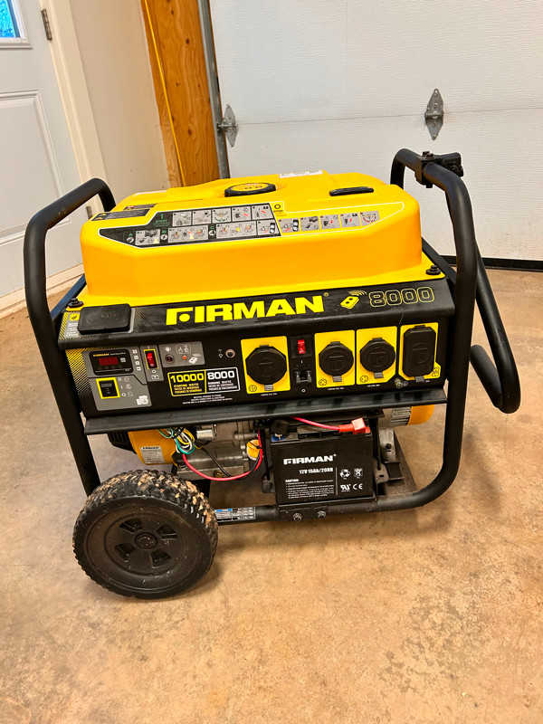 For sale: 2018 10,000/8,000 Watt Firman Generator in Power Tools in Charlottetown