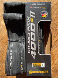 Continental Grand Prix 4000 road tires x 2,  700 x 23