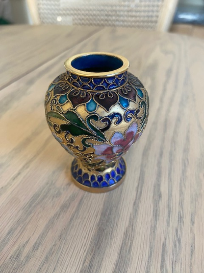 Cloisonné Enamel Miniature Vase, View more