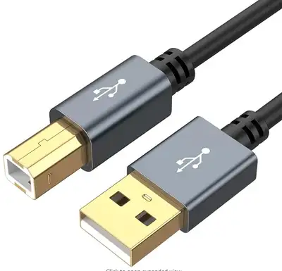 USB Printer Cable - 72", View more