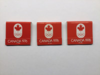 Cartons d’allumettes neufs,jeux olympique 1976,5$ chaque
