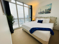 Furnished 2 bed Penthouse, Toronto with CN Tower view.