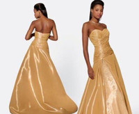 Alfred Angelo gold dress