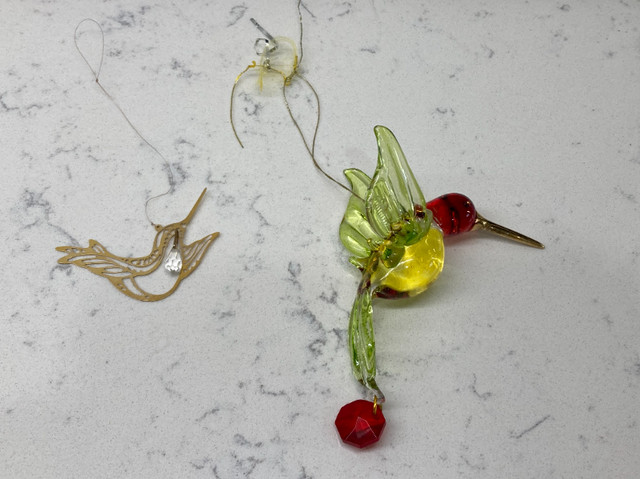Hummingbird ornament and suncatcher - with Australian crystal in Holiday, Event & Seasonal in London