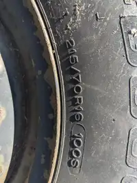 4 Winter tires with rims 215/70/r16