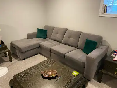 Grey Custom Sectional, View more