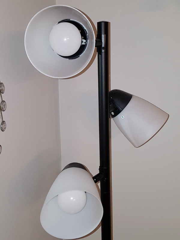 3-Light Standing Floor Lamp in Indoor Lighting & Fans in Saint John