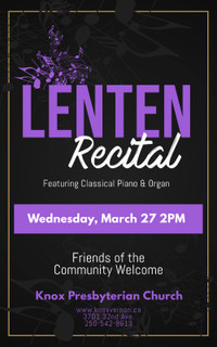 Lenten Music Recital