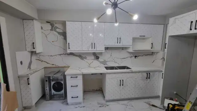 Quartz Countertop & Backsplash Installation 571064823097610241