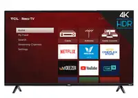 50 inch TCL ROku TV for sale