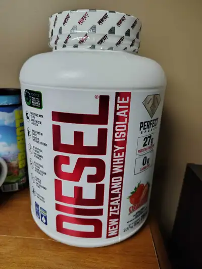 Selling my new unopened Diesel Whey Isolate protein. The reason being is because I have another tub...