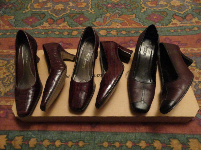 Women's Leather High Heel Shoes  - Size 6.5, 7, 7.5 in Women's - Shoes in Saint John