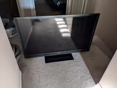 Used, but absolutely nothing wrong with it, Sony Bravia 46 inch LCD tv. Great picture, great refresh...