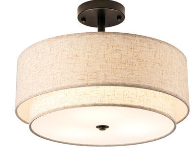 Drum Semi Flush Mount Ceiling Light 6378, View more