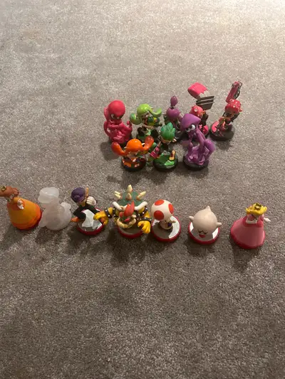 Splatoon and Mario kart amiibos, View more