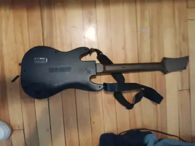 0000654 PS3 PS4 Xbox 360 One Guitar & Strap NO DONGLE, View more
