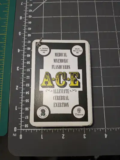 A.C.E. Medical Mnemonics Flashcards Study for the MCAT