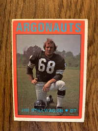 1972 O-Pee-Chee Jim Stillwagon CFL football card (#32)