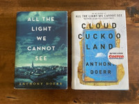 Anthony Doerr Novels - All the Light We Cannot See... Hardcover
