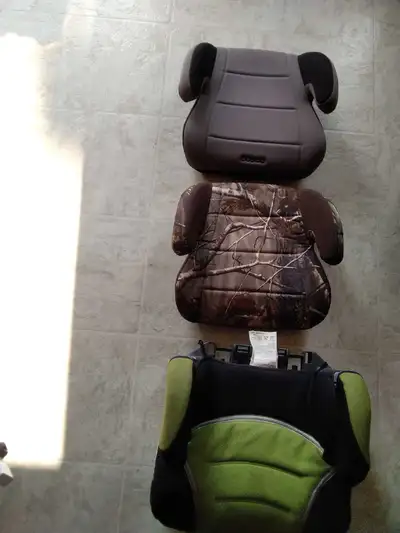 Have 2 Child Car Booster Seats left. 1 Graco Green 1 Cosco Brown Cosco Grey SOLD All in good conditi...