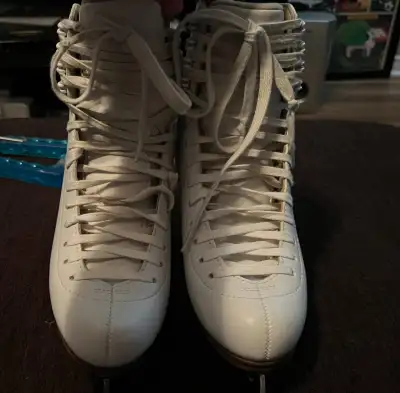 Patins Jackson Artiste Grandeur 6 60$ Portés 1 an et 1/2 mais encore en bon état! Quelques petites é...