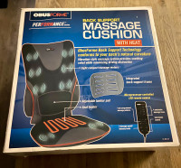 ObusForme Back Support Massage Cushion with heat