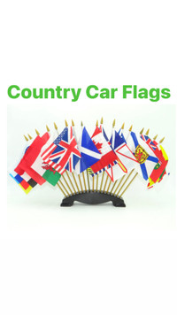 Country Car Flags 