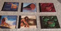 6 Disney Soundtracks CDs