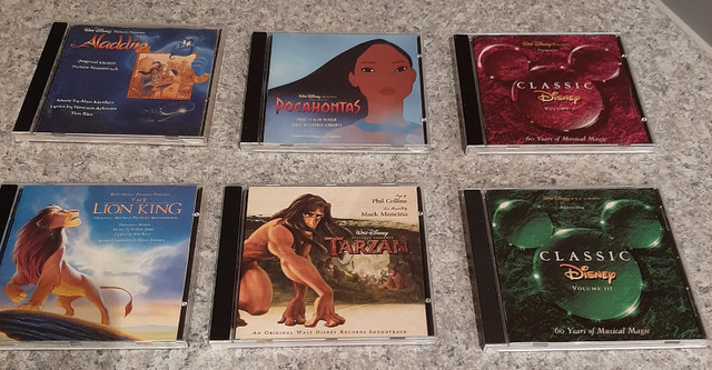 6 Disney Soundtracks CDs in CDs, DVDs & Blu-ray in Abbotsford