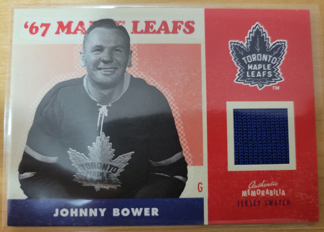 JOHNNY BOWER RELIC CARD PLUS BOX TOPPER in Arts & Collectibles in City of Toronto